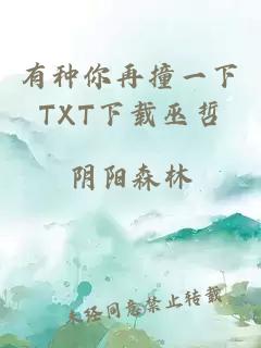 有种你再撞一下TXT下载巫哲